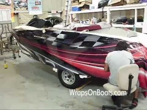 Jet Boat Wrap by WrapsOnBoats.com - YouTube