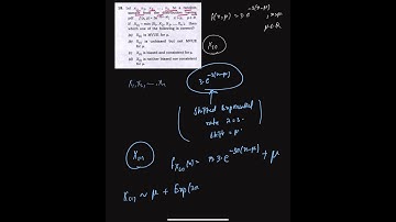 Minimum Order Statistic from Shifted Exponential Distribution | UPSC ISS 2024 Paper-2 | Problem-18
