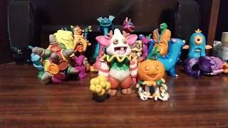 персонажи моих поющих монстров из пластилина #моипоющиемонстры #mysingingmonsters