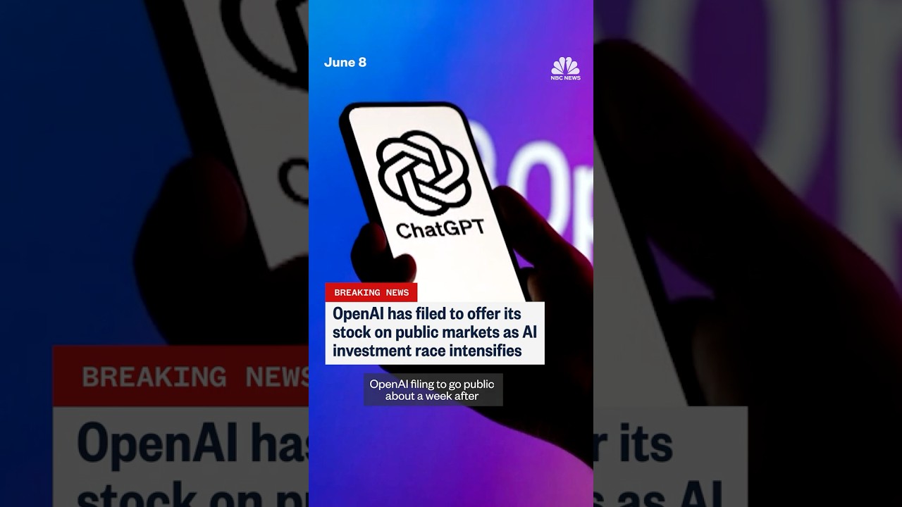 OpenAI files for IPO as AI investment race intensifies