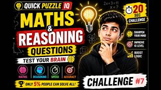 Quick Puzzle IQ | Only Sharp Minds Solve This #7