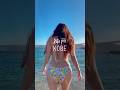 明石海峡橋を見渡す神戸のビーチ♡ #shorts #bikini #beach #八木あき