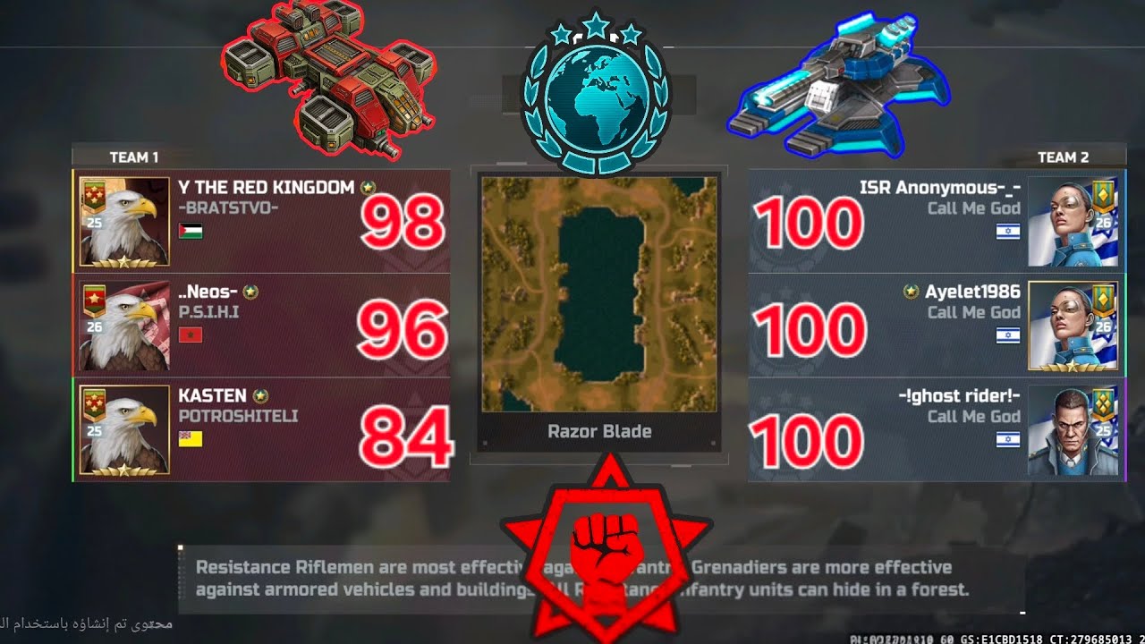 Art of war 3 || 3X 100% WR enemy - Epic Battle