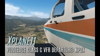 X-Plane 11.5 Pilotedge Class C Vfr Departure Kpdx Portland To Wa79 Walter Suttons Private Strip