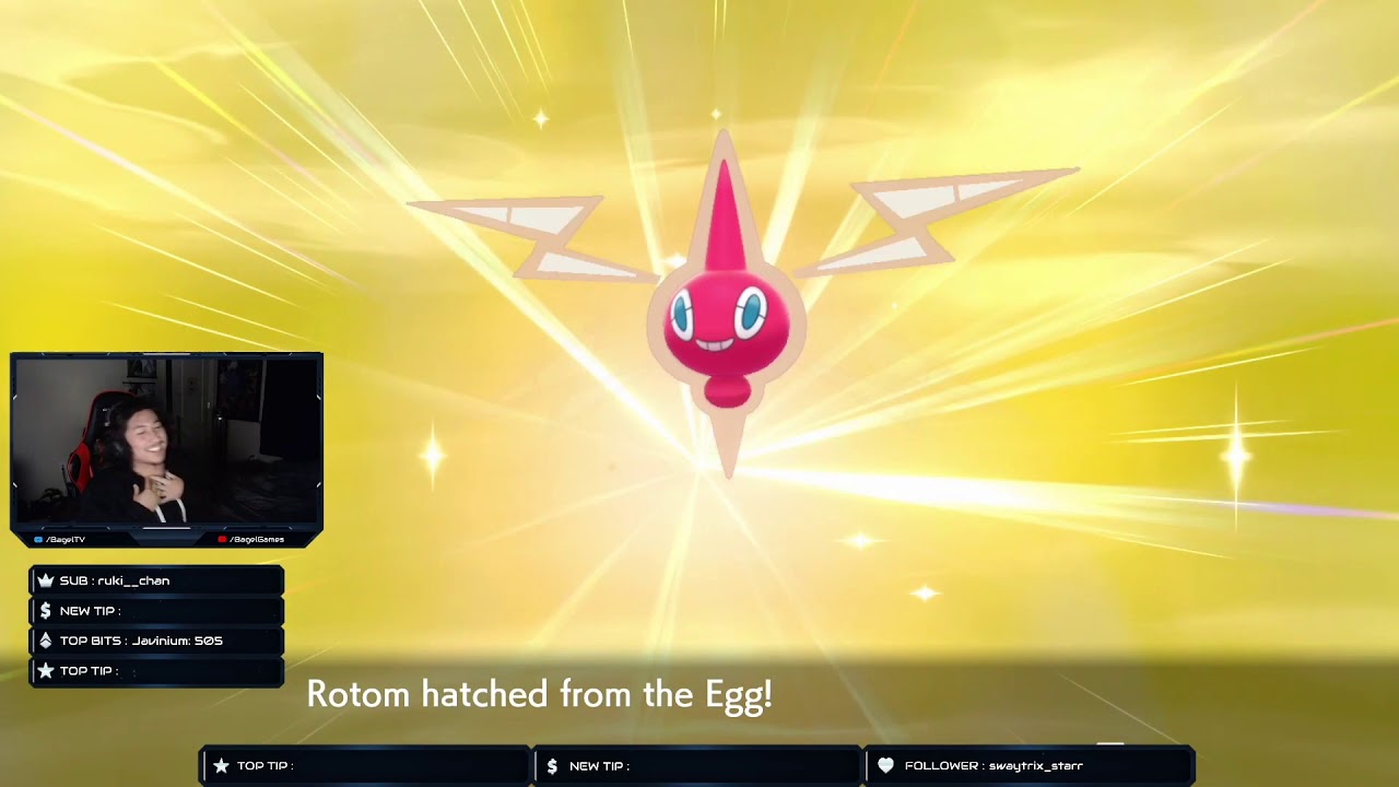 Hatching a Shiny Rotom on Stream!! | Pokemon S&S