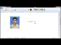 How to make Perfect size Photo & Signature in Paint for online JOB Application?