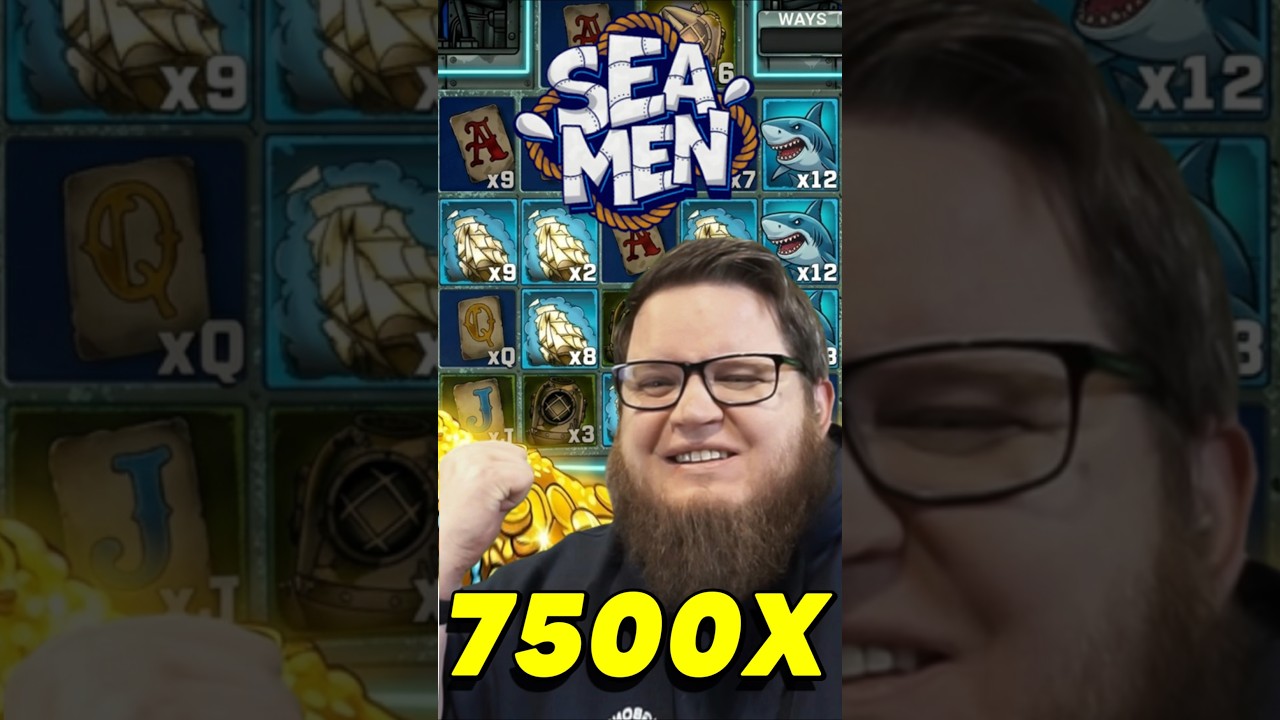 We got 7500X on Sea men (Nolimit City) 🦈