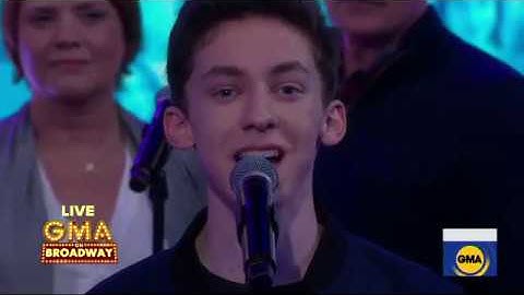 Andrew Barth Feldman and the Cast of Dear Evan Hansen Perform ‘You Will Be Found’ on GMA