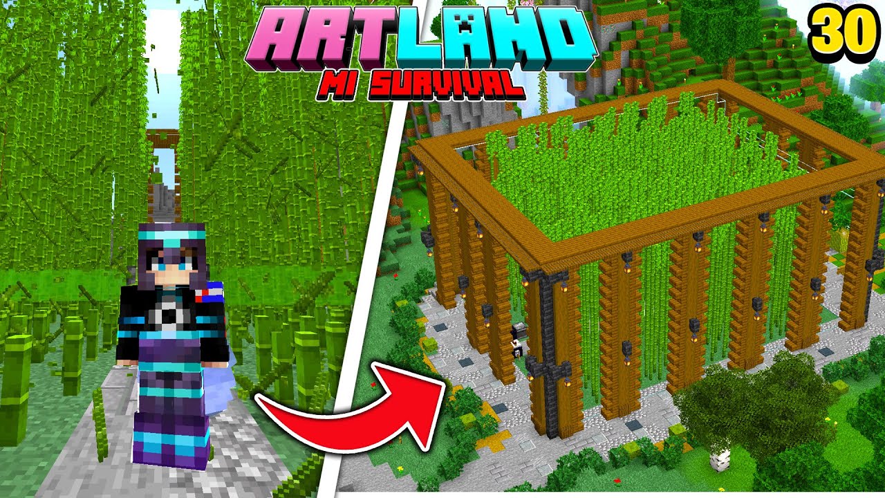LA CHAPEADORA DE BAMBÚ | GRANJA DE BAMBÚ EN MINECRAFT 1.20.1 ! ArtLand ...
