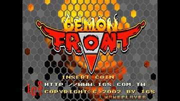 Demon Front 2002 IGS Mame Retro Arcade Games