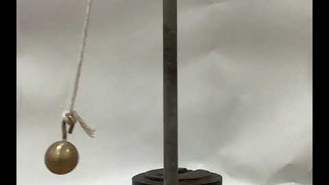 Simple Pendulum slowmo close up