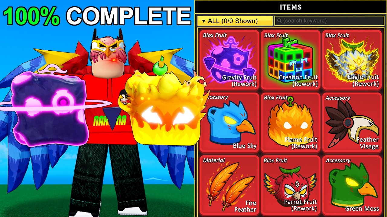 I Spent 1 Week 100% Completing Blox Fruits Update 26