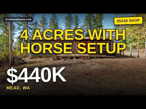 23205 N MADISON Rd, Mead, WA home video tour