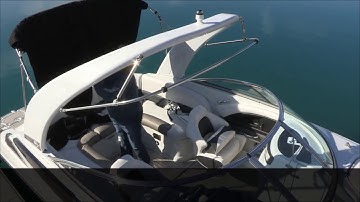 Crownline "How-To" Bimini Top With Arch Canvas instructional video