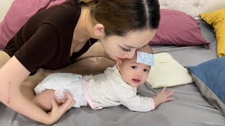 Tường Vy Vật Vã Một Mình Chăm Con Gái Bị Sốt Cao Nguyên Nhân Là Này IITƯỜNGVY-ĐÔICHÂNTHIÊNTHẦN