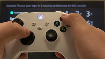 Xbox Series S - How To Setup Passkey