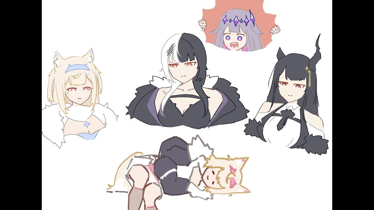 Sleepy Mococo Compilation - #fuwamoco   #kosekibijou   #nerissa  #shiori  #holoadvent