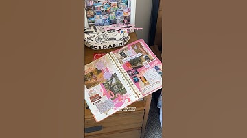 your sign to start a bookish junk journal this year! 🎨🩷📖 #booktube #craftideas #booklover