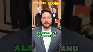 Difference between a Lawyer and an Attorney!#shorts