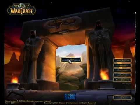 World of Warcraft Alpha Character Creation