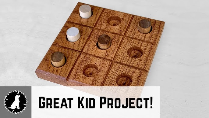 Easy Homemade TIC TAC TOE Game Board  Club Chica Circle - where crafty is  contagious