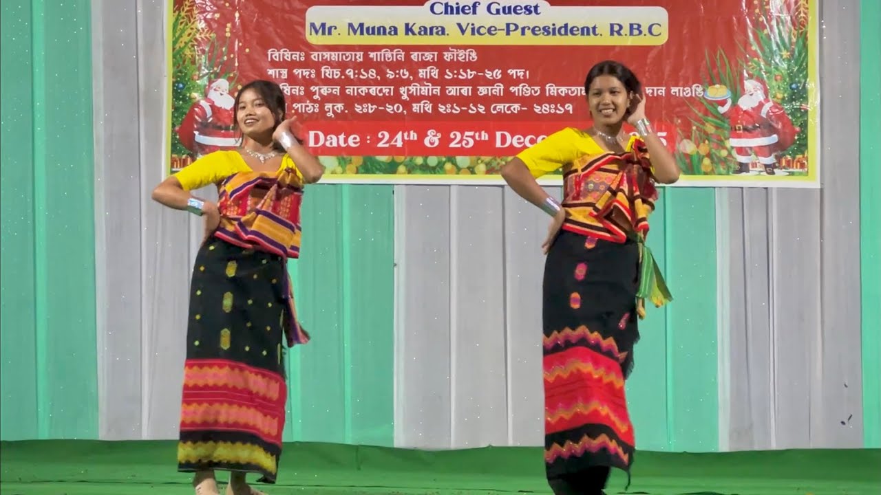 Borodin Borodin Kushi Mani Din | Depika & Delila | Kocha Rabha Gospel Christmas Video Song 