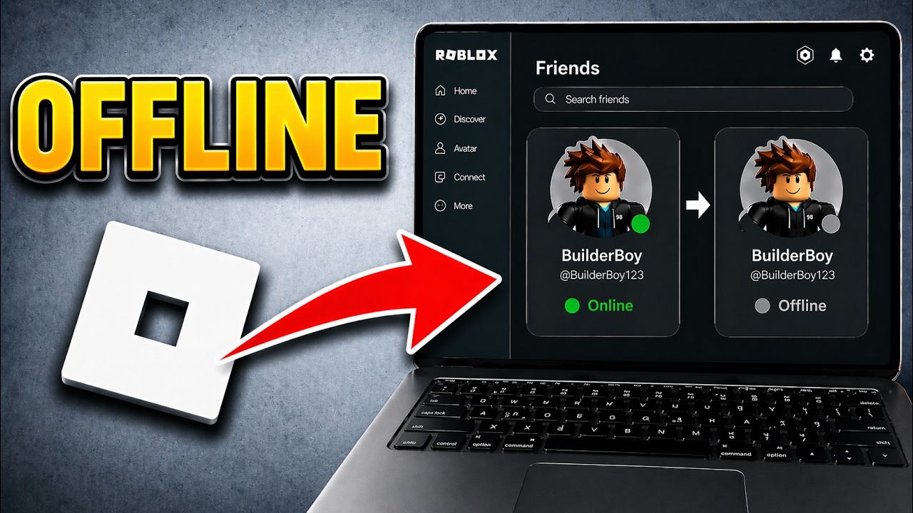 How To APPEAR Offline On Roblox How To HIDE Online Status On Roblox 