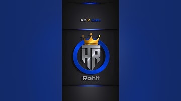 Rohit name logo design #shorts #shortsvideo