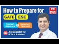 Roadmap to achieve success in gate  ese  by b singh sir cmd next ias  made easy group