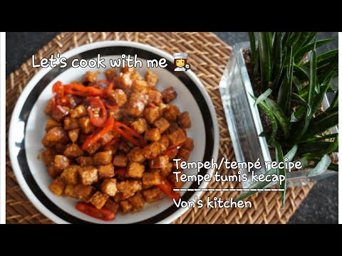 How to cook tempeh || Indonesian tempeh recipe || Sweet spicy tempeh || Tempe tumis kecap || VK86