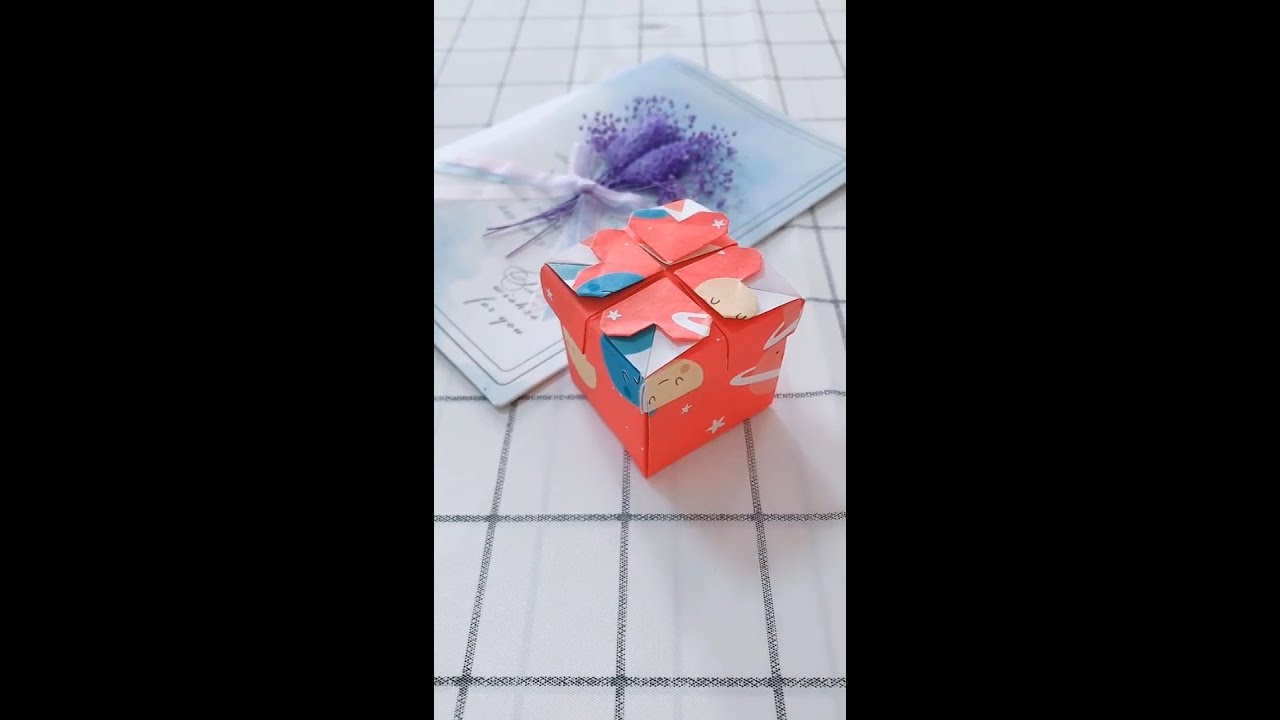 Tricks craft / How to fold Gift Box. - YouTube