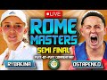 RYBAKINA vs OSTAPENKO | WTA Rome Open 2023 Semi Final | LIVE Tennis Play-by-Play Stream