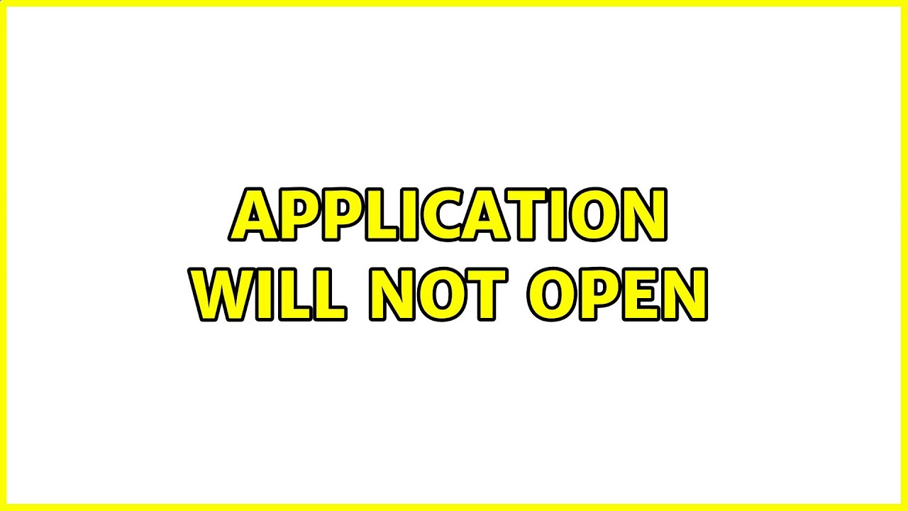 Application Will Not Open – Windows 11 Not Opening Apps – QEPL