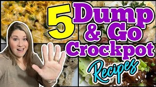 5 Mouth-Watering DUMP & GO CROCKPOT Recipes that will BLOW  your MIND! | BUSY WEEKNIGHT MEALS! by Sammi May - Managing the Mays 5,351 views 2 months ago 8 minutes, 9 seconds