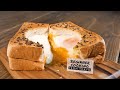 食パンレシピ☆ガーリックエッグトースト☆Egg and garlic on toast