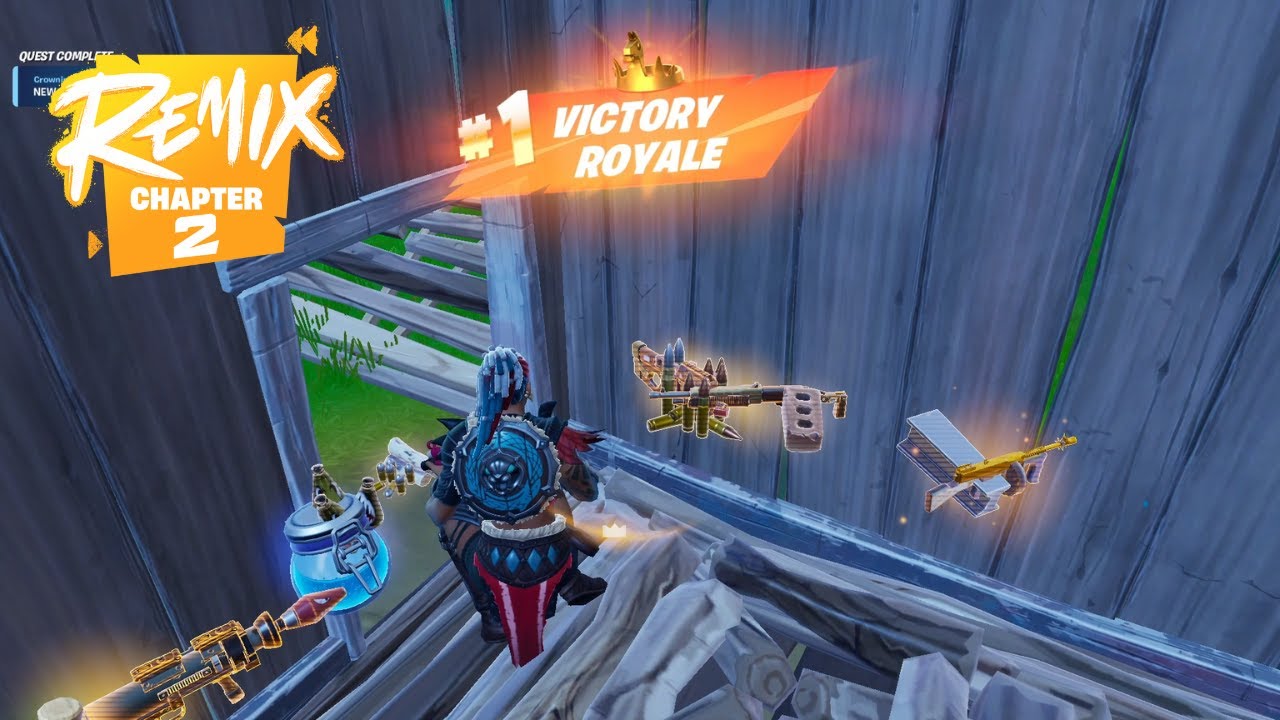 Fortnite Chapter 2 Remix Solo Gameplay (This Season is Crazy) - YouTube