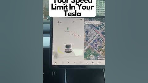 How To Lock Your Speed Limit In Your #Tesla #shorts
