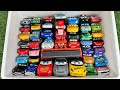 Disney Pixar Cars Unboxing Lightning McQueen Cars Movie and Mack Truck Hauler | ASMR Sliding Cars