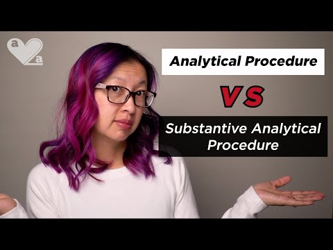 Understanding the different types of Analytical Procedures on an audit