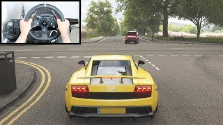 Forza Horizon 4 Lamborghini Gallardo (Logitech g920 Steering Wheel + Paddle Shifter) Gameplay