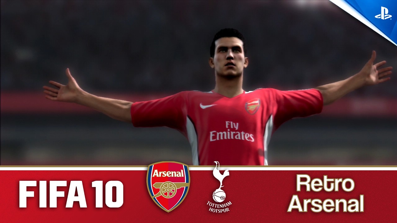 Retro Arsenal | FIFA 10 - Arsenal vs Tottenham Hotspur (PS3 Gameplay)
