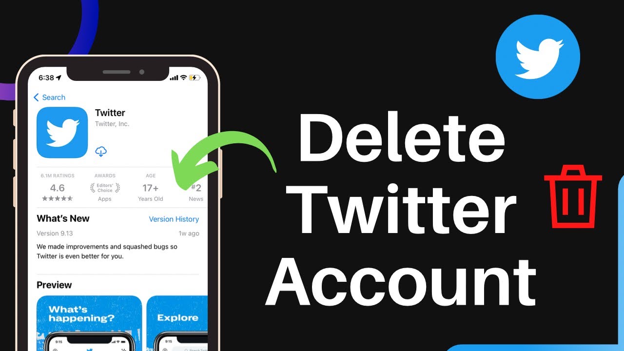 How To Delete Twitter Account On Iphone 2021