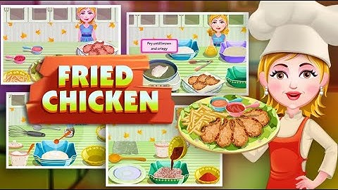 Fried Chicken Cooking Game | Crispy Recipe Walkthrough Simulation