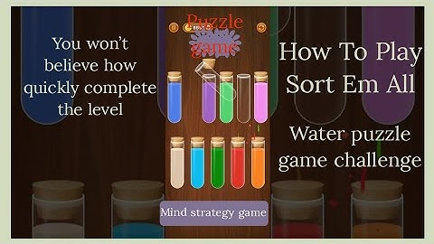 How To Play Sort Em All Level 215 l walkthrough solution of puzzle game