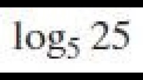 log5(25)