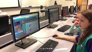 TU students host Hour of Code for area Girl Scouts