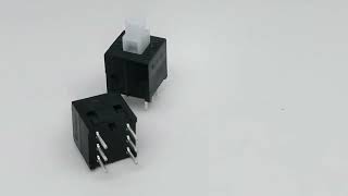 LTV-85SN5.7-BN.A103 6 Pin 2P2T Self Lock Latching Type Push Button Switch