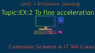 To find acceleration of a moving object with given mass and the force applied in flowchart