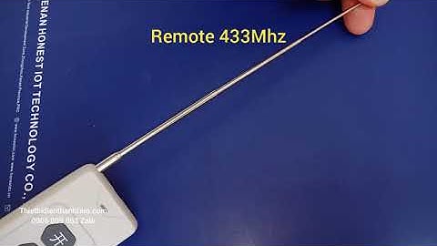#Remote điều khiển từ xa lên tới 1000m tần số #433Mhz