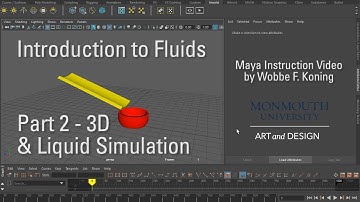 Introduction to Maya Fluids - Part 2: 3D & Liquid Simulation